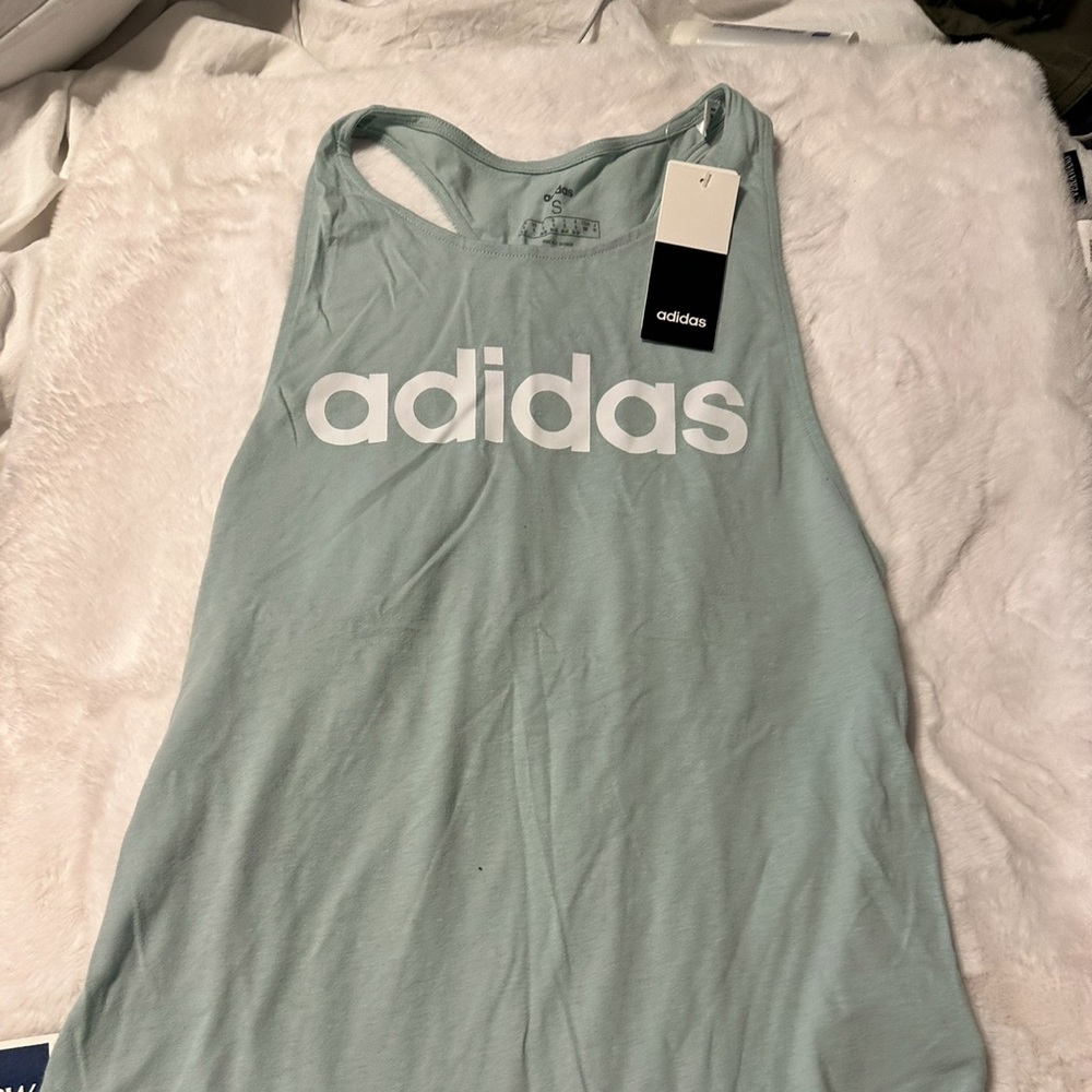 Adidas workout tank top, size:S